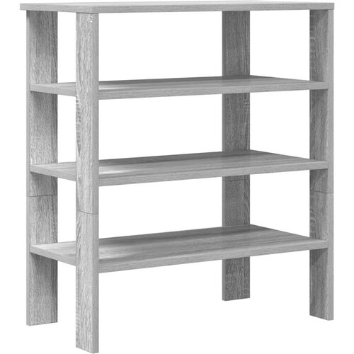 Maison Chic Regal za čevlje - Polica za čevlje siva sonoma 61x32x70 cm inženirski les, (21776297) Slike