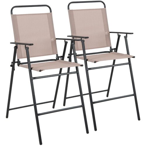 Costway Komplet Dva Zložljiva Vrtna Stola 57 x 69 x 112 cm, (5000007097) Cene