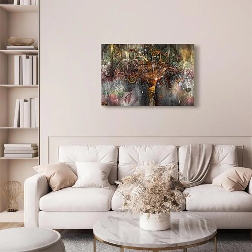  Slika - Gold Tree 120x80 Na talijanskom platnu Slike