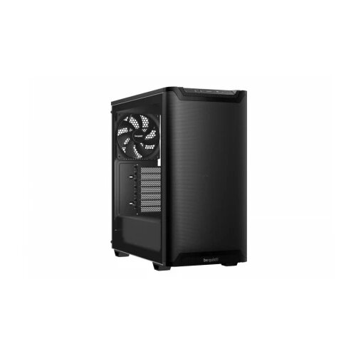 BE QUIET PURE BASE 501 Airflow Window Black, MB compatibility: ATX / M-ATX / Mini-ITX, Two pre-installed Pure Wings 3 140mm fans, Ready for water cooling radiators up to 360mm Cene