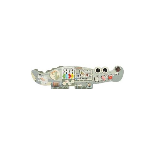 Topi Toys Montesori Drvena Zidna Tabla Zeleni Krokodil Slike