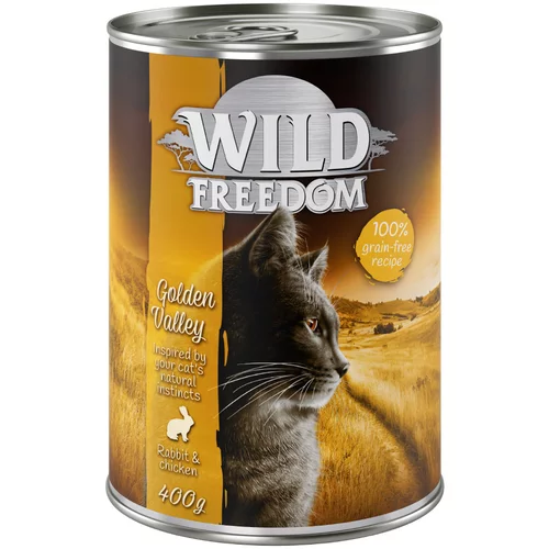 Wild Freedom Adult 6 x 400 g - Golden Valley - Zajec & piščanec