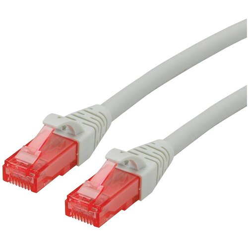 Roline 21.15.2500 RJ45 omrežni kabel\, patch kabel cat 6 u/utp 0.50 m siva 1 kos, (20420426) Cene