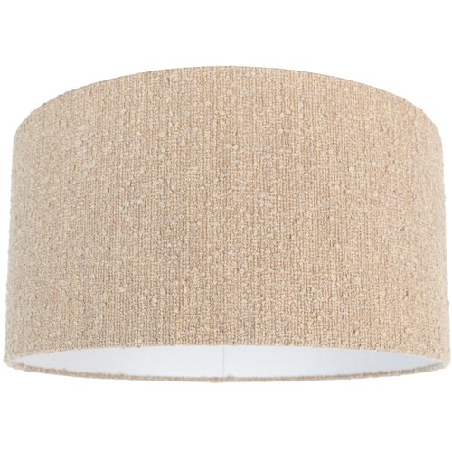 QAZQA Stoffen lampenkap beige met boucl&eacute; stof 50/50/25 Cene