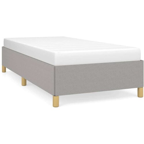  Za krevet svjetlosivi 90 x 200 cm od tkanine Slike