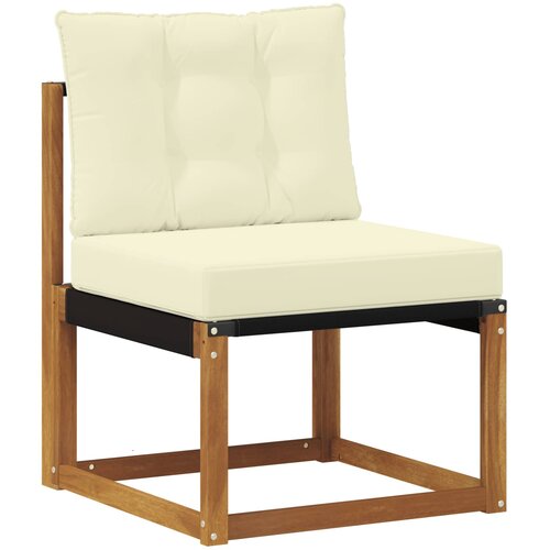  Set vanjskih sofa 9 kom. Prirodna i krem Slike
