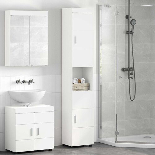  Set ormarića za kupaonicu TULUM Bijelo 37 x 31,5 x 203 cm Cijene