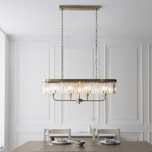  Endon 110539 - Luster na lancu CHESTERFIELD 4xE14/6W/230V mesing Slike