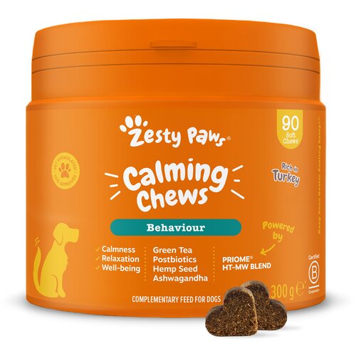 Zesty Paws Calming Chews priboljški s puranom - Varčno pakiranje: 2 x 90 žvečilnih tablet Cene