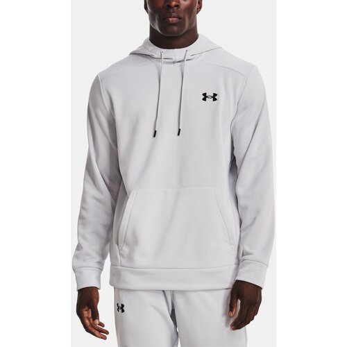 Under Armour Sweatshirt UA Armour Fleece Hoodie-GRY - Mens Slike