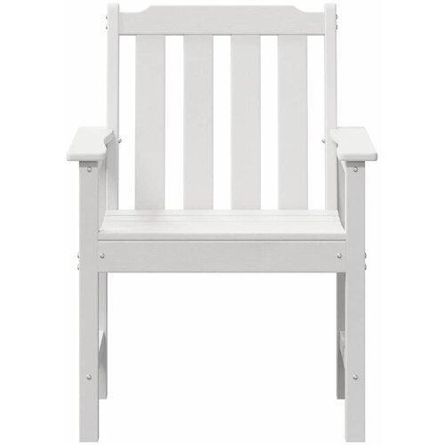  Vrtna stolica 4 pcs Bijelo 65.5 x 59 x 88 cm Polietilen Slike
