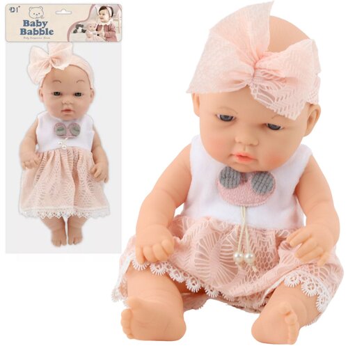 Baby Doll in a Pink Dress, Headband, Movable Arms and Legs, 30cm Cijene