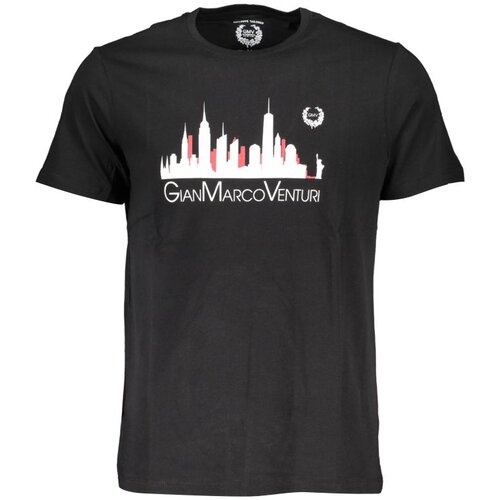 Gianmarco Venturi BLACK MAN SHORT SLEEVE T-SHIRT Cene