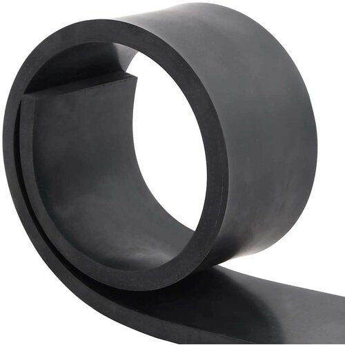 VidaXL Gumeni rub za snježni plug crni 80x8x1 cm Slike