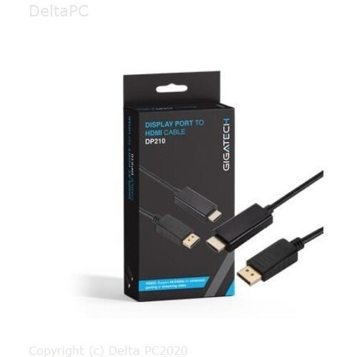 Kabel Gigatech Display Port na HDMI 2m, 4K DP210 Cijene