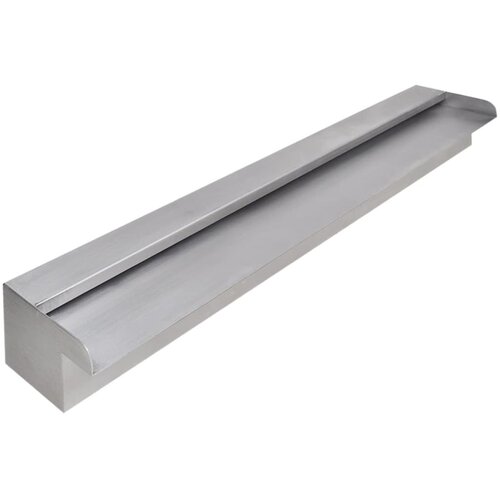 vidaXL Pravokotna fontana za bazen slap nerjaveče jeklo 90 cm, (20623345) Cene