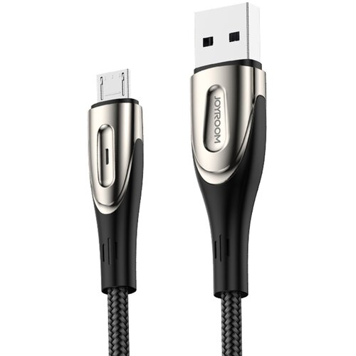 Joyroom Kabel USB-A - microUSB 3A indikator polnjenja 1,2m črn, (21580697) Cene