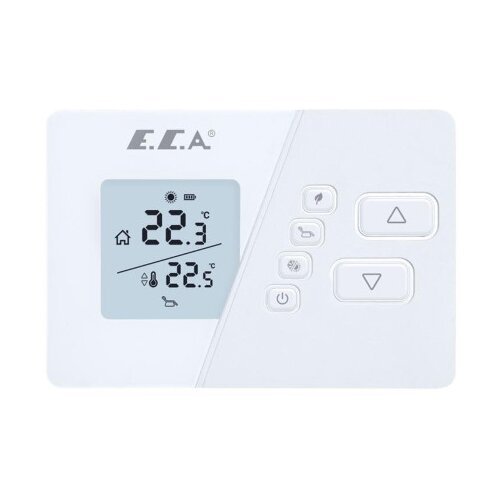 E.C.A. Termostat sobni Wi-Fi On-Off bežični Poly Comfort bijeli 7006903004 Slike