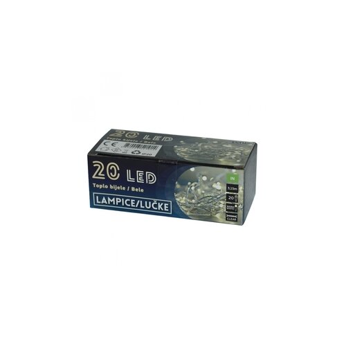  20 Led lampice bele B/O Cene