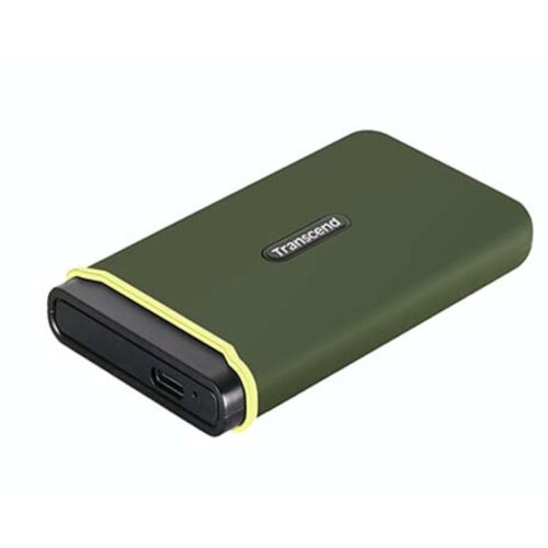 Transcend Portable SSD 500GBESD380C serija,anti-shockType C,2000/2000 MBs,Military green Cijene