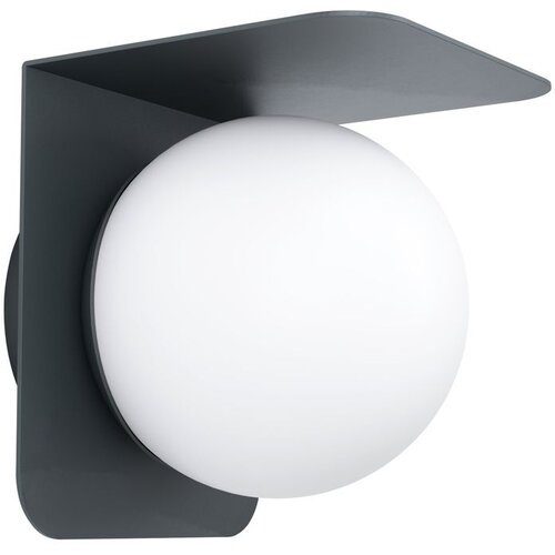 Eglo spoljna zidna lampa CORRIENTES E27 18 cm crna 99581 Slike