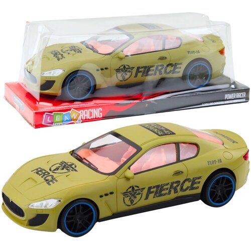  &Scaron;portni avto za igro s pogonom na zadnje kolesa Fierce - 28 cm - khaki Cene