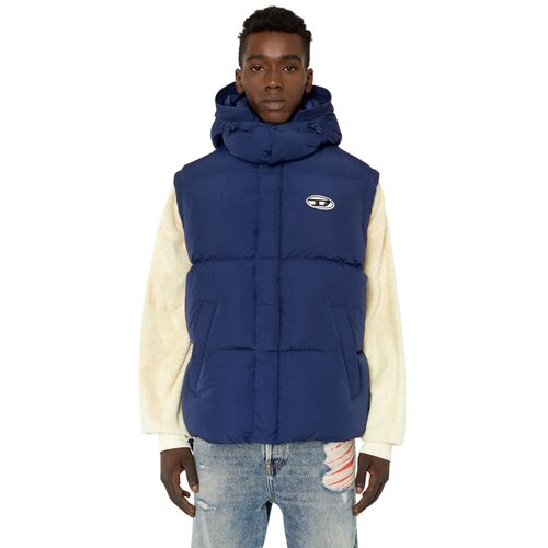 Diesel Vest - W-ROLF-SL-NW Jacket Blue Cijene