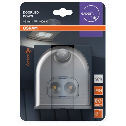 Osram LED spolja&amp;scaron;nje zidno svetlo sa senzorom DOORLED LED/0,5W/3xAA IP54 Slike
