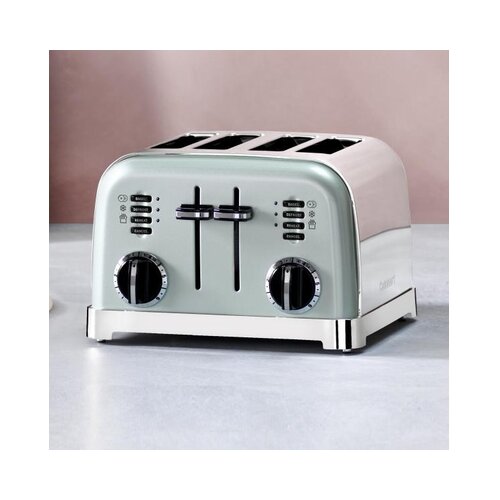 Cuisinart CUCPT180GE večnamenski opekač kruha 4 rezine, biserno zelena Slike