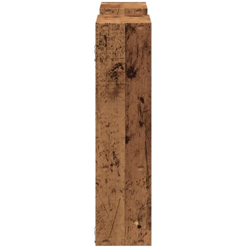  Zidna polica boja staro drvo 99x15x60 cm konstruirano drvo Slike