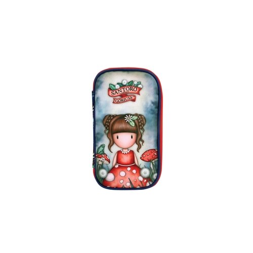 Santoro Pernica puna ovalna 1zip 1preklop Little Mushroom Gorjuss 1046GJ23 Slike