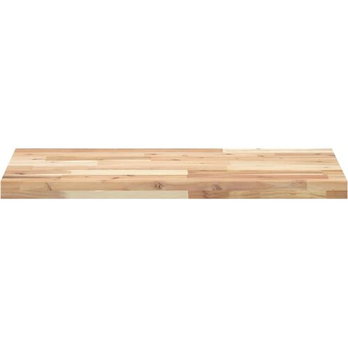  Plutajuća polica 80x40x4 cm Neobrađeno puno drvo akacije Slike