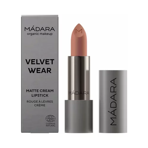 MÁDARA Organic Skincare velvet wear matte cream lipstick - 34 whisper