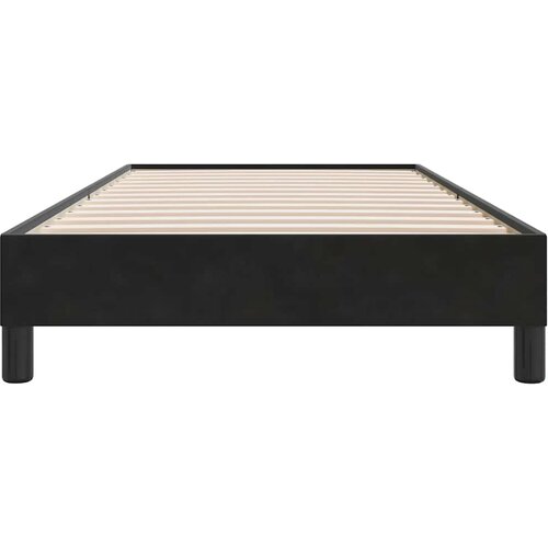 Box Spring krevet bez madraca crni 80x210 cm samt Slike