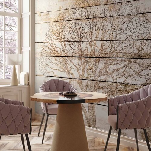  Foto tapeta - Tree on Boards 350x256 Cene