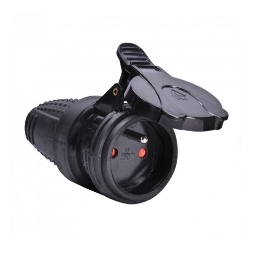 Solight P77 - Gumena utičnica za vlažna okruženja 230V/16A IP44 Slike