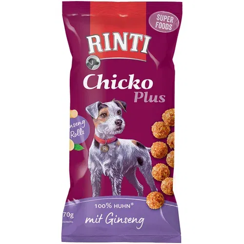 Rinti Chicko Plus Superfoods z ginsengom - 12 x 70 g