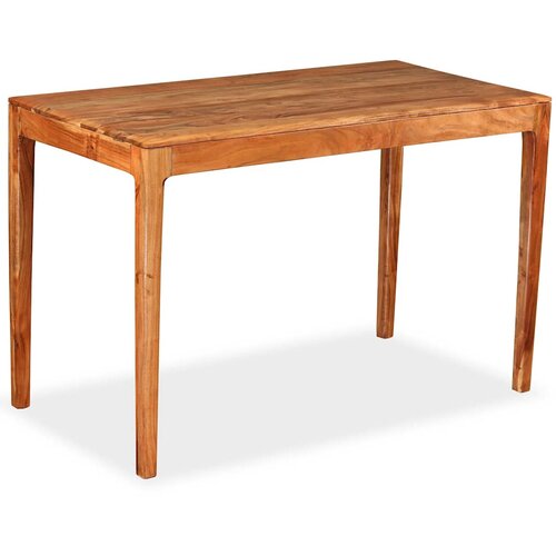  Blagovaonski stol od masivnog drva 118 x 60 x 76 cm Slike