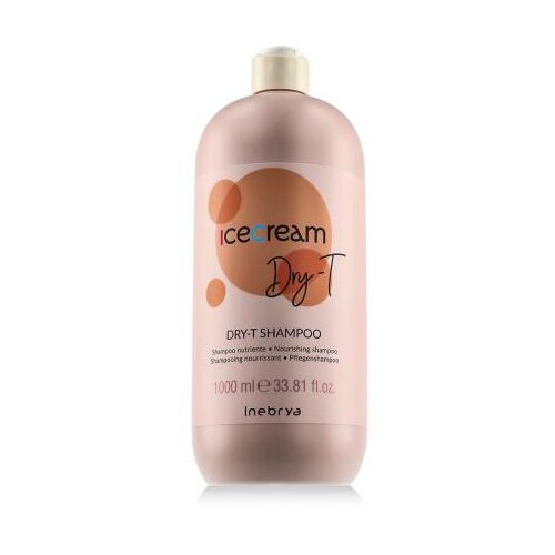 Inebrya Ice Cream Dry-T Shampoo 1000 ml hranjivi &scaron;ampon za suhu i frizzy kosu unisex Cijene