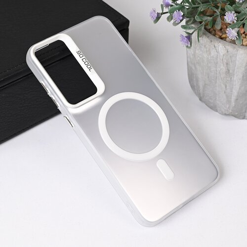 Teracell maska za Samsung Galaxy S25 Plus Magsafe Clear srebrna Slike