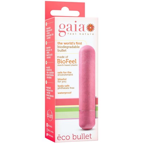 Gaia bullet vibrator Eco, koralno rdeč Slike