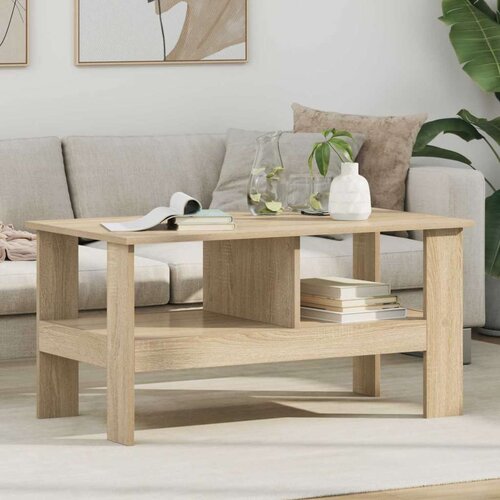  Stolić za kavu Sonoma hrast 90 x 50 x 45 cm Konstruirano drvo Cijene