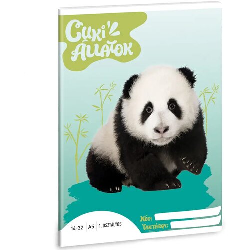 Ars Una slatke životinje - panda bilježnica za 1. razred, A/5 linije Cene