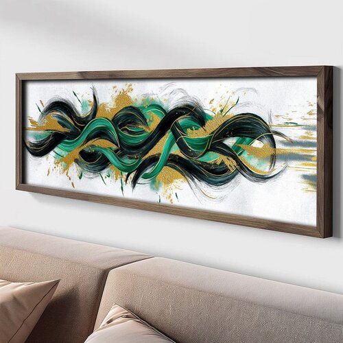 WALLXPERT LAC172-150 Multicolor Decorative Framed MDF Painting Slike