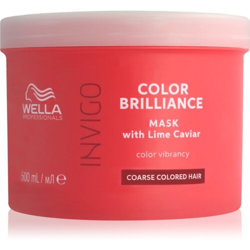 Wella Professionals Invigo Color Brilliance maska za obojenu grubu kosu 500 ml Slike