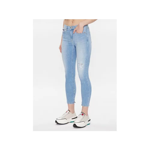Tommy Jeans Jeans hlače Nora DW0DW15485 Modra Skinny Fit
