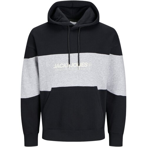Jack & Jones Muški duks 12256590, Crni Cene