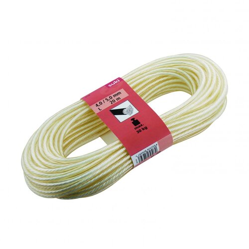 Suki Uže BIJELO PLASTIFICIRANO 4 -5mm 20m Cijene