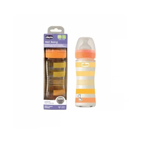 Chicco WB STAKLENA FLAŠICA 240ML, SILIKON,UNI. Cene