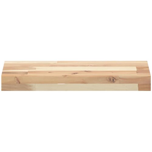  Plutajuće police 3 kom 40x20x4 cm Neobrađeno puno drvo akacije Slike